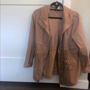 Utility jacket with hood! Only worn once.